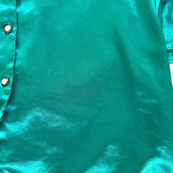Victoria's‎ Secret Emerald Green Satin Pajama Set - Picture 11 of 16